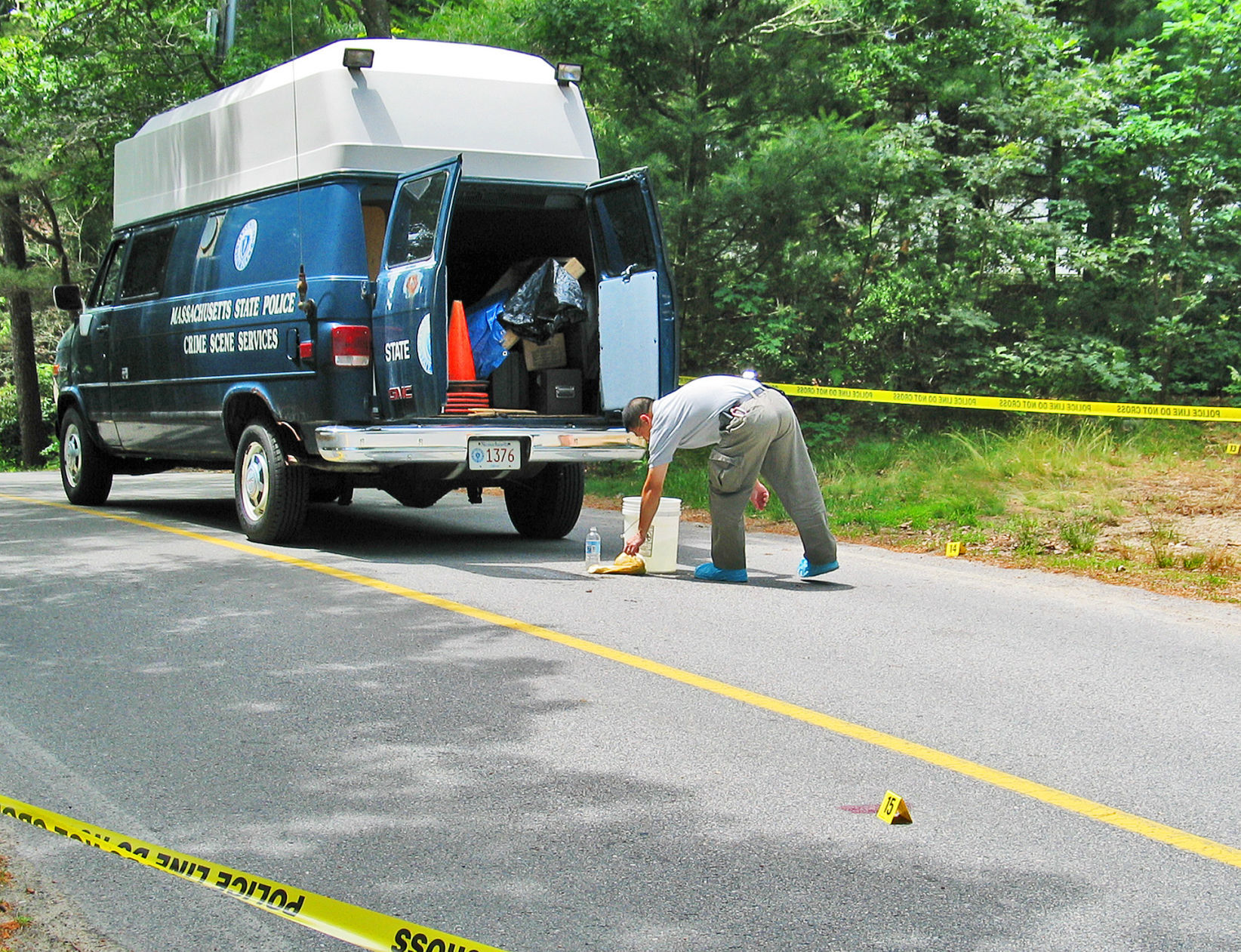 Louis Mathews crime scene